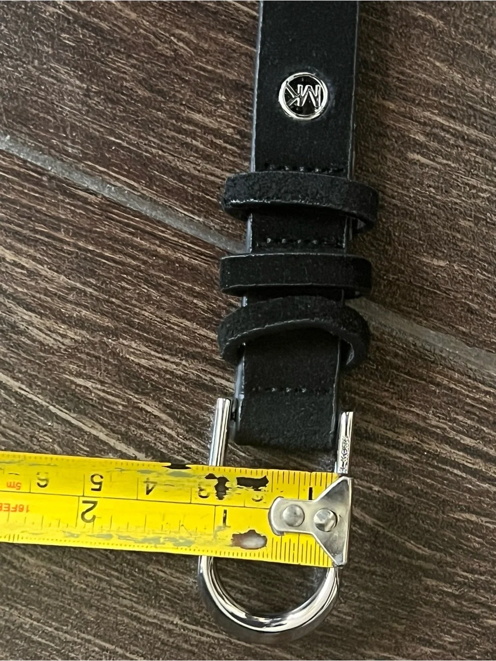 Michael Kors Black Genuine Leather Belt – XL – Brand New 46”